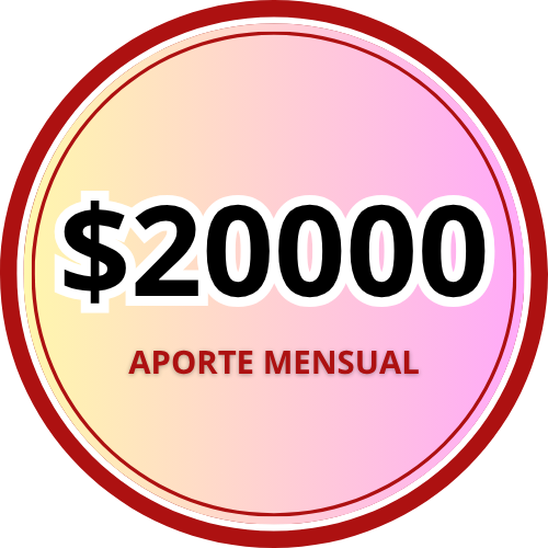 Aporte de $20000